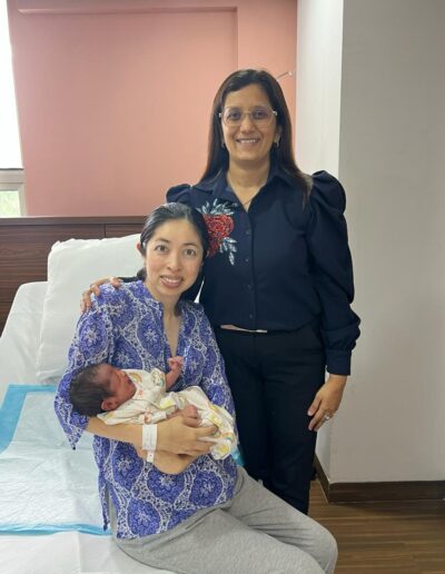 japanese patient delivered with Dr. Shweta Shah